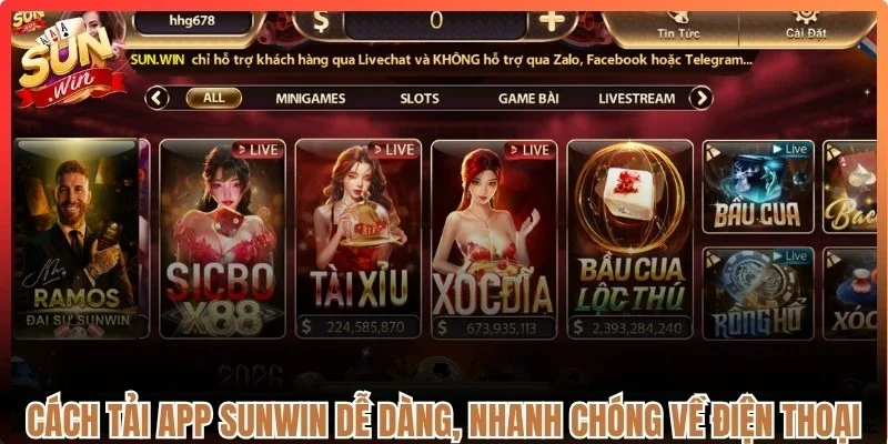 Cách tải app Sunwin dễ dàng, nhanh chóng về điện thoại 