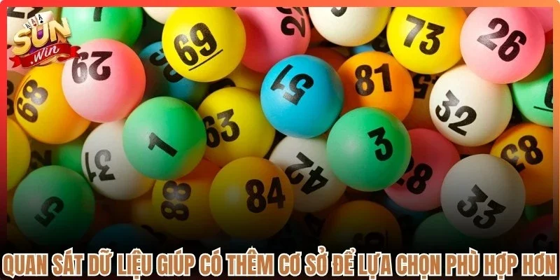 Quan sát dữ liệu giúp bạn có thêm cơ sở để đưa ra lựa chọn phù hợp hơn