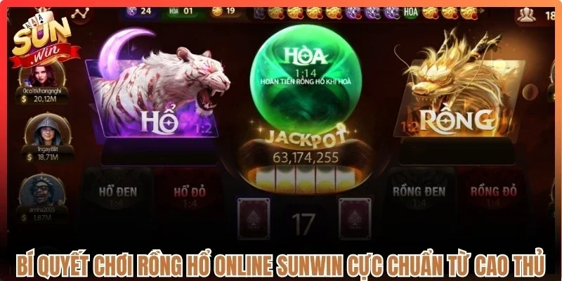 Bí quyết chơi Rồng Hổ online Sunwin cực chuẩn từ cao thủ