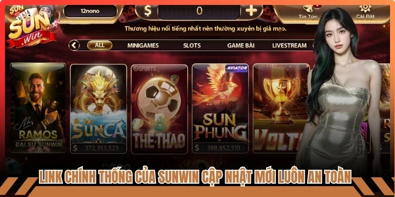 Link chính thống của Sunwin cập nhật mới luôn an toàn
