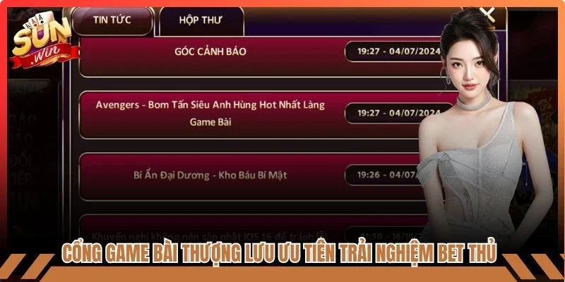 Cổng game bài thượng lưu hàng đầu ưu tiên trải nghiệm bet thủ